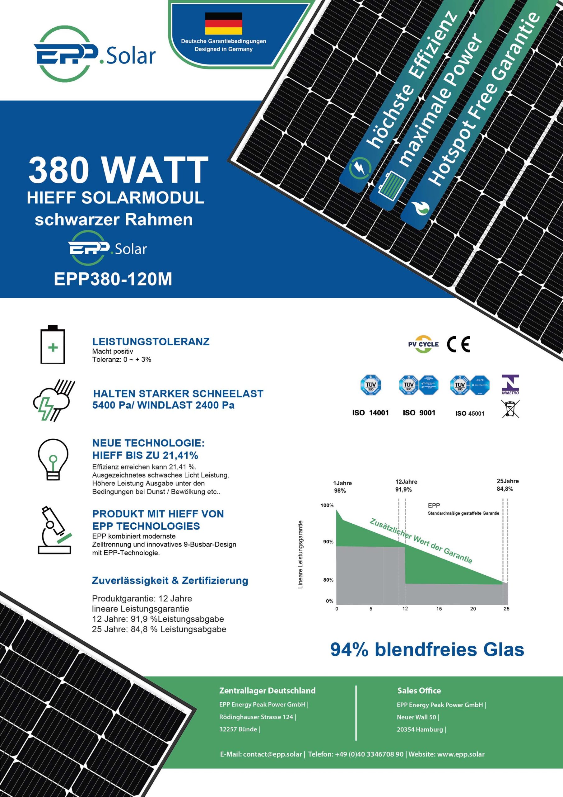 760w 600w Balkonkraftwerk Komplettset Balkongeländer Eckig Mit